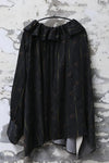 Mutedance 24 Spring/Summer Silk Wide Shoulder Top Series MD-MD24SS50-SHENHE PM117 sepia